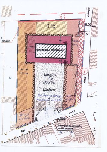 Plan du quartier Chataux