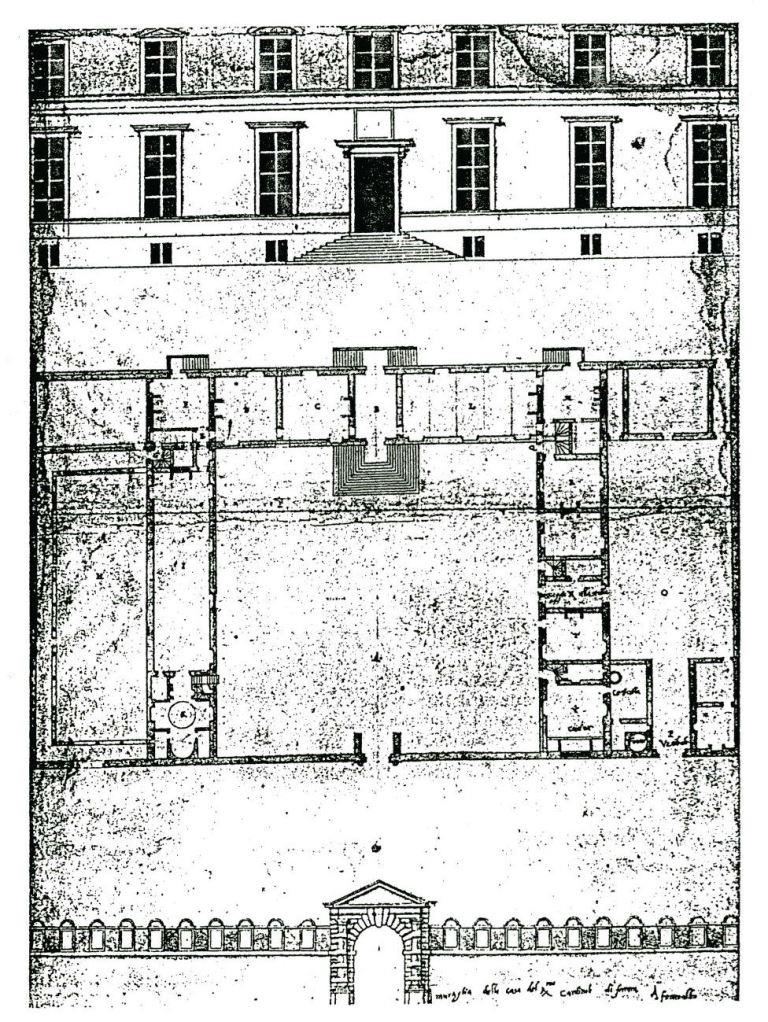 Plan et élévation de l’Hôtel de Ferrare