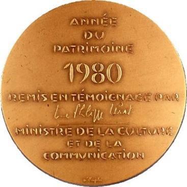Médaille 1 du patrimoine