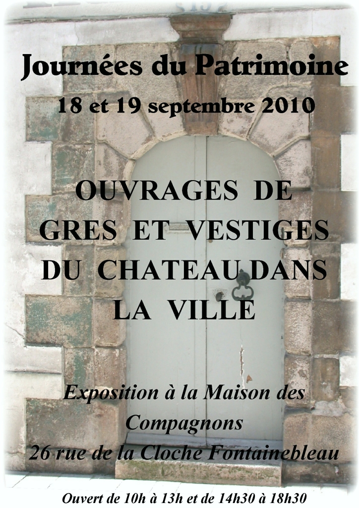 Affiche pour la journée du patrimoine 2010